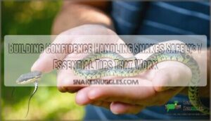 building confidence handling snakes safely