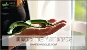 building trust with snakes