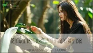 building trust with your snake building trust with your snake