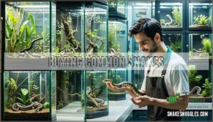 buying common snakes
