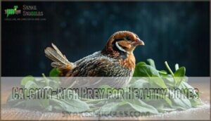 calcium-rich prey for healthy bones