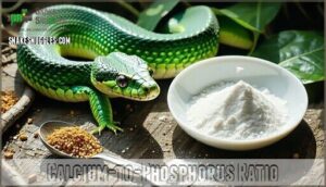 calcium-to-phosphorus ratio