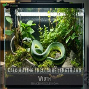 calculating enclosure length and width