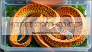 caring for newborn corn snakes