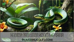caring for rare snake species