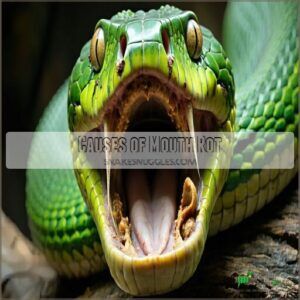 causes of mouth rot