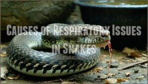 causes of respiratory issues in snakes