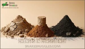 changes in consistency