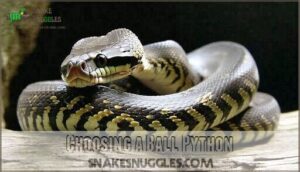 choosing a ball python