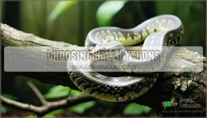choosing ball pythons