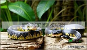 choosing pet snakes