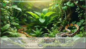 choosing right snake