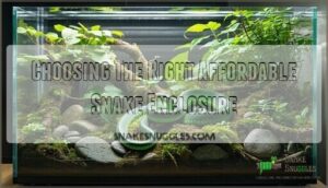 choosing the right affordable snake enclosure