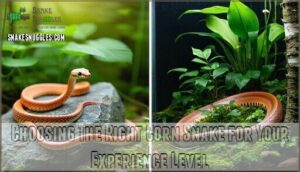choosing the right corn snake for your experience level