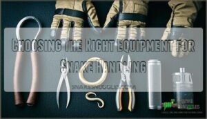 choosing the right equipment for snake handling