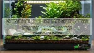 choosing the right heat lamp snake