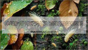 clean-up crews and microorganisms