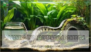 cleaning and maintenance schedule
