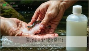 cleaning the bite