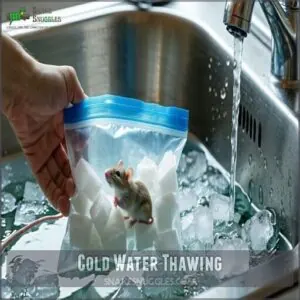 cold water thawing cold water thawing