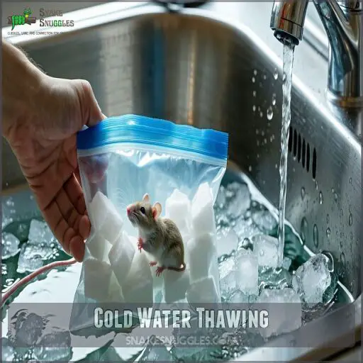 Picture of Proper Thawing Frozen Snake Food: Safe Methods and Common Mistakes