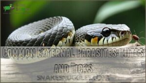 common external parasites: mites and ticks