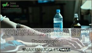 common mistakes in snake bite treatment