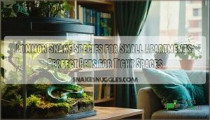 common snake species for small apartments