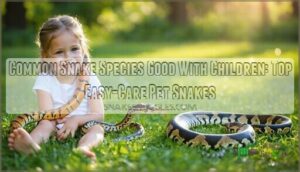 common snake species good with children