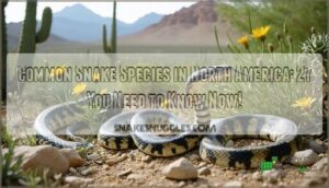common snake species in north america