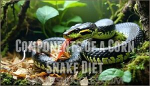 components of a corn snake diet
