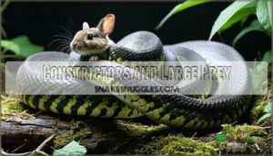 constrictors and large prey