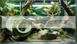contagion from other reptiles