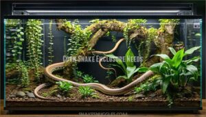 corn snake enclosure needs