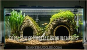 corn snake habitat requirements