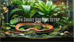 corn snake housing setup