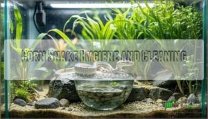 corn snake hygiene and cleaning