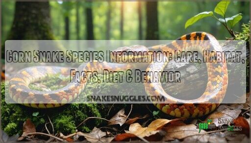Corn Snake Species Information: Care, Habitat, Facts, Diet & Behavior