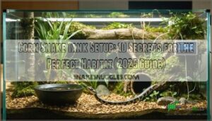 corn snake tank setup