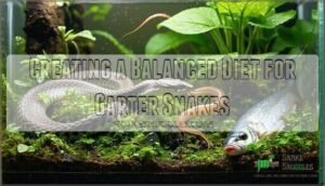 creating a balanced diet for garter snakes