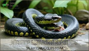 creating a balanced snake diet