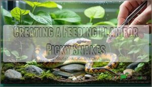creating a feeding plan for picky snakes