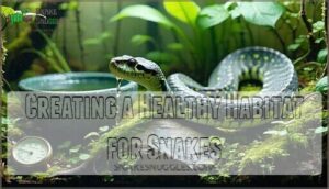 creating a healthy habitat for snakes