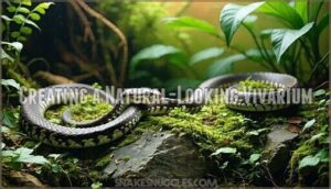 creating a natural-looking vivarium