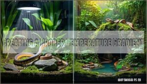 creating a proper temperature gradient