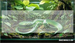 creating a safe environment for snakes