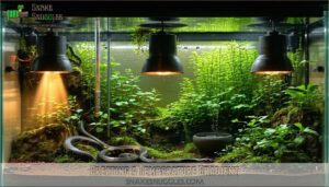 creating a temperature gradient