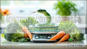 creating a weight loss plan for snakes