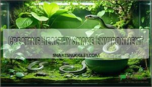 creating healthy snake environment