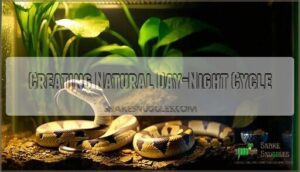 creating natural day-night cycle